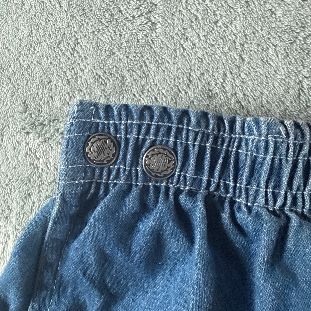 Vintage J Michelle California Denim Pants Medium Wash Elastic Snap‎ Waist Size M - Picture 4 of 9